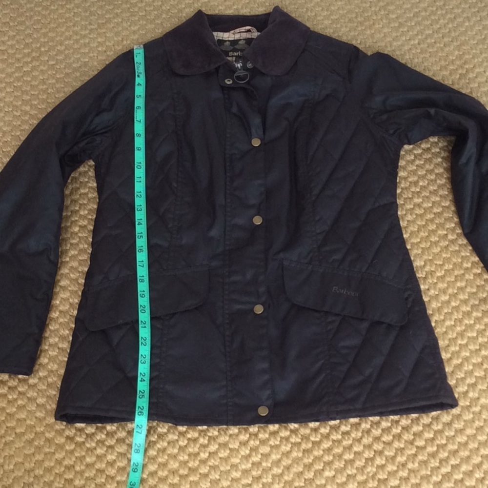 Barbour Black Wax Jacket - Size US size 10 - EUC - Picture 6 of 7